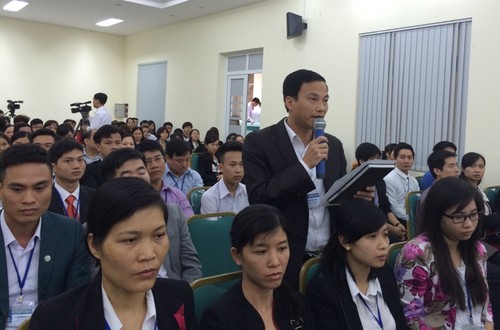 Vorsitzender der Vaterländischen Front Vietnams Nguyen Thien Nhan trifft Wähler in Bac Giang - ảnh 1