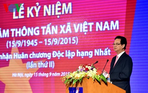 Premierminister: Vietnamesische Nachrichtenagentur muss zur Orientierung der Gesellschaft beitragen - ảnh 1