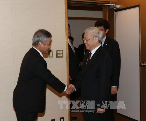 KPV-Generalsekretär Nguyen Phu Trong trifft Präsident von Nikkei - ảnh 1