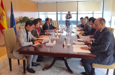 Vizeaußenminister Bui Thanh Son leitet politische Konsultation in Spanien - ảnh 1