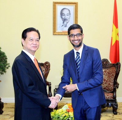 Vietnam wünscht sich Erweiterung der Kooperation zwischen Google und vietnamesischen Partnern - ảnh 1