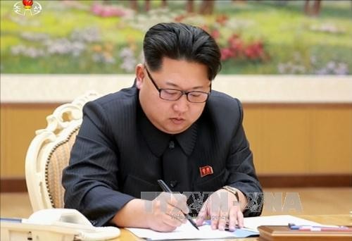 Nordkoreas Staatschef Kim Jong-un spricht zum ersten Mal über Atomtest - ảnh 1