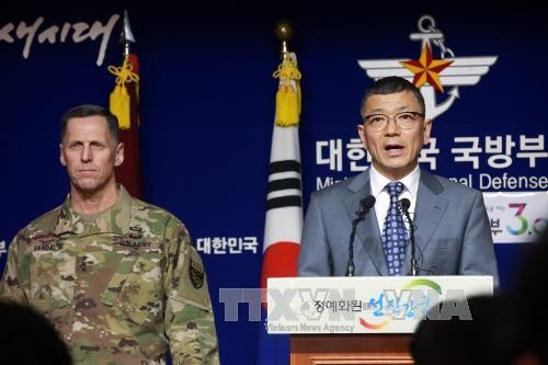 Südkorea und USA diskutieren über den Einsatz des Raketenabwehrsystems THAAD - ảnh 1