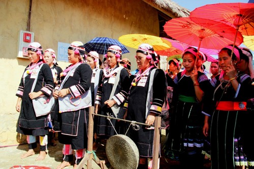 Das Regenzeit-Fest der Volksgruppe Ha Nhi - ảnh 1