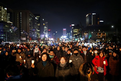 Südkoreas Opposition beantragt beim Parlament Anklage gegen Präsidentin  - ảnh 1