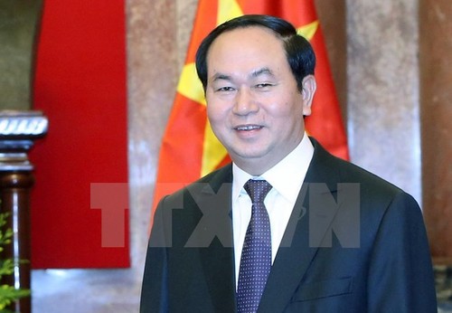 Glückwunsch zum Neujahr des Staatspräsidenten Tran Dai Quang - ảnh 1