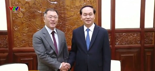 Staatspräsident trifft Vizevorsitzenden des südkoreanischen Konzerns Hyundai - ảnh 1