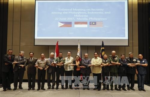 Philippinen, Malaysia und Indonesien arbeiten gegen den IS zusammen - ảnh 1