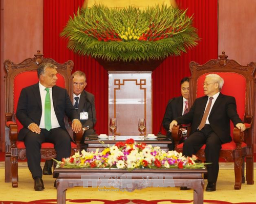 KPV-Generalsekretär Nguyen Phu Trong empfängt Ungarns Premierminister Viktor Orbán - ảnh 1