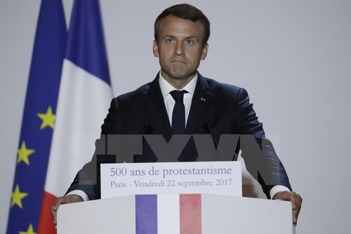Frankreichs Präsident legt Plan zur Erneuerung Europas vor - ảnh 1
