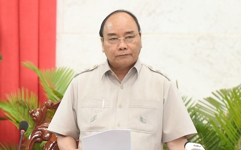 Premierminister Nguyen Xuan Phuc tagt mit Leitung der Provinz Hau Giang - ảnh 1
