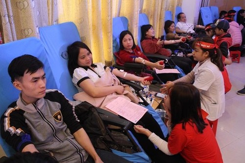 Provinzen organisieren den Blutspendentag 2018 - ảnh 1