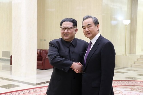 Nordkoreas Staatschef trifft Chinas Außenminister in Pjöngjang - ảnh 1