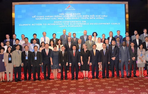 Konferenz des Asien-Europa-Treffens ist sich über Zusammenarbeit bei der Anpassung an den Klimawande - ảnh 1