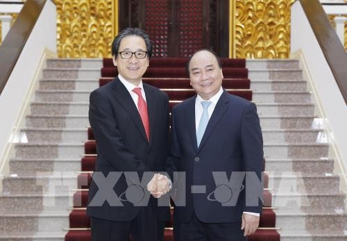 Premierminister Nguyen Xuan Phuc trifft JETRO-Vorsitzenden Hiroyuki Ishige - ảnh 1