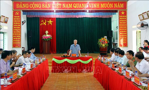 Vertreter des KPV-Sekretariats Tran Quoc Vuong forderte einen besseren Parteiaufbau in Thai Nguyen - ảnh 1