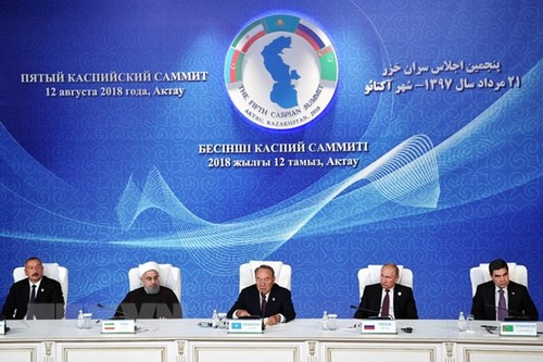 Fünf Staaten unterzeichnen Abkommen über Status des Kaspischen Meeres - ảnh 1