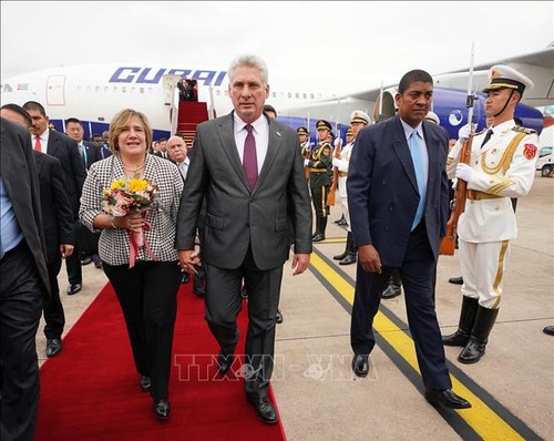 Kubas Staatspräsident beginnt seinen China-Besuch - ảnh 1