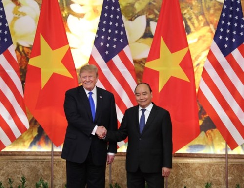Vietnams Spitzenpolitiker empfangen US-Präsidenten Donald Trump - ảnh 12