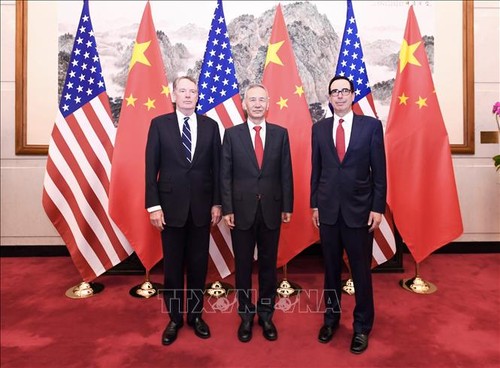 USA und China beginnen neue Handelsverhandlungsrunde in Peking - ảnh 1