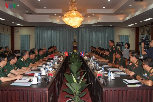 Verteidigungszusammenarbeit zwischen Vietnam und Laos verstärken - ảnh 1
