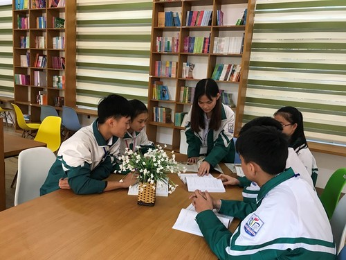 Projekt „Danke kleine Bibliothek“ in Nam Dinh fortgeführt - ảnh 1
