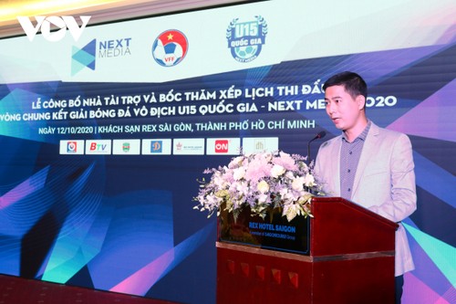 Next Media ist Sponsor der vietnamesischen U-15-Meisterschaft 2020 - ảnh 1
