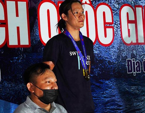 Anh Vien verliert den zweiten Wettkampf gegen My Thao in der Nationalen Schwimmmeisterschaft - ảnh 1