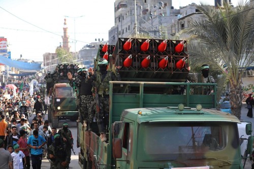 Hamas hält Militärparade im Gazastreifen ab - ảnh 1
