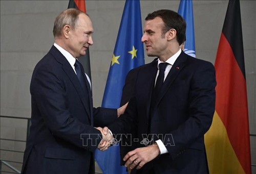 Staatschefs Russlands, Frankreichs und der USA diskutieren über Ukraine-Krise - ảnh 1