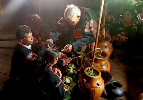 Einzigartiges Ritual zur Bruderschaft der Volksgruppe der Mnong in Dak Lak - ảnh 2