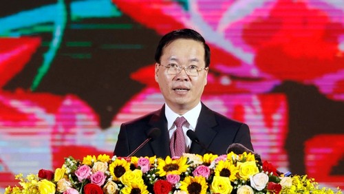 Staatspräsident Vo Van Thuong: Hau Giang hat alle Stärken und große Potenziale - ảnh 1