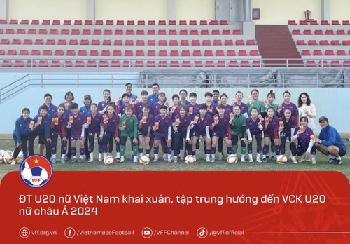 Vietnams U20-Fußball-Nationalmannschaft der Frauen beginnt Training im neuen Mondjahr - ảnh 1