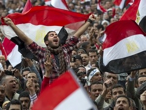 Demonstrasi terus terjadi di Mesir menjelang jajak pendapat - ảnh 1