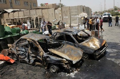 Serangan bom beruntun terjadi di Irak  - ảnh 1