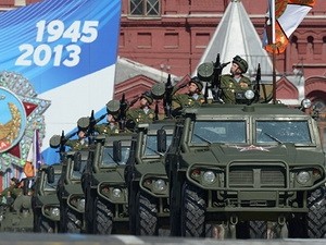 Rusia menyelenggarakan parade militer memperingati Hari kemenangan atas Fasisme - ảnh 1