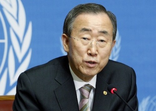 Sekjen PBB, Ban Ki-moon mengimbau untuk membela para migran - ảnh 1