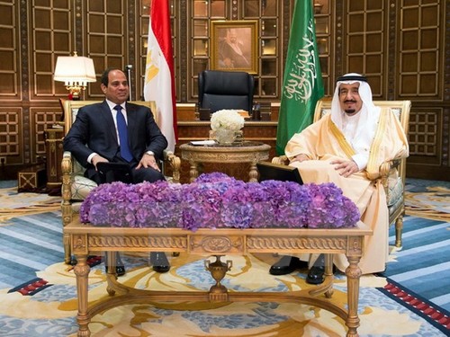 Mesir dan Arab Saudi berbahas tentang krisis di Timur Tengah - ảnh 1