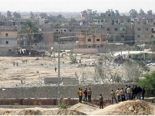 Mesir terus memperluas daerah penyangga keamanan yang berbatasan dengan Jalur Gaza - ảnh 1