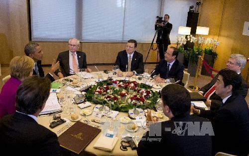 Konferensi tingkat tinggi G7 berfokus membahas keamanan maritim dan bentrokan Ukraina - ảnh 1