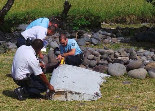  Menemukan kepingan yang diduga berasal dari pesawat terbang MH 370 di Samudra Hindia - ảnh 1