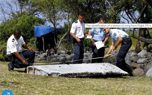 Badan investigasi Perancis terus menaksir kepingan pesawat terbang yang ditemukan di pulau Reunion - ảnh 1