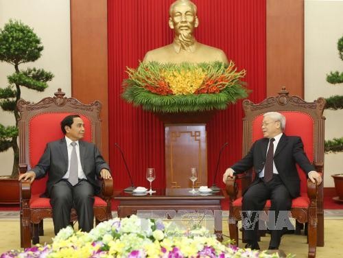 Vietnam dan Laos memperkuat kerjasama antara dua instansi pemeriksaan dan inspektorat - ảnh 1