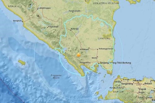 Gempa bumi kuat di Indonesia  - ảnh 1