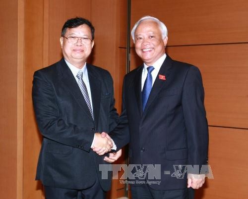 Parlemen dua negara Vietnam-Laos  memperluas kerjasama bilateral - ảnh 1