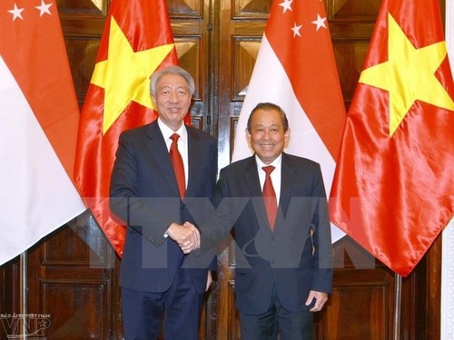 Mendorong lebih lanjut lagi hubungan kemitraan strategis Vietnam – Singapura - ảnh 1