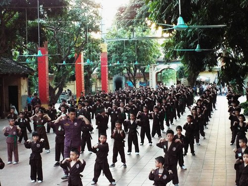 Mengunjungi satu kursus main silat di pagoda Bang A, kota Hanoi - ảnh 2