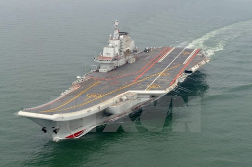 Jepang memergoki kapal induk Tiongkok di Laut Huatung - ảnh 1