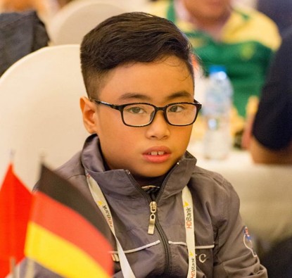 Catur Vietnam meraih medali di kejuaraan catur anak-anak dunia 2017 - ảnh 1