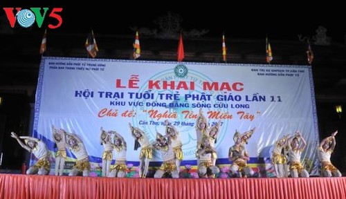Perkemahan Pemuda Buddhis:  Kasih sayang daerah Nam Bo Barat - ảnh 2